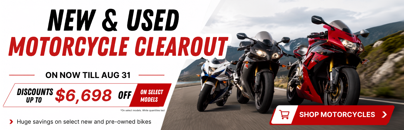 New & Used Motorcycle Clearout