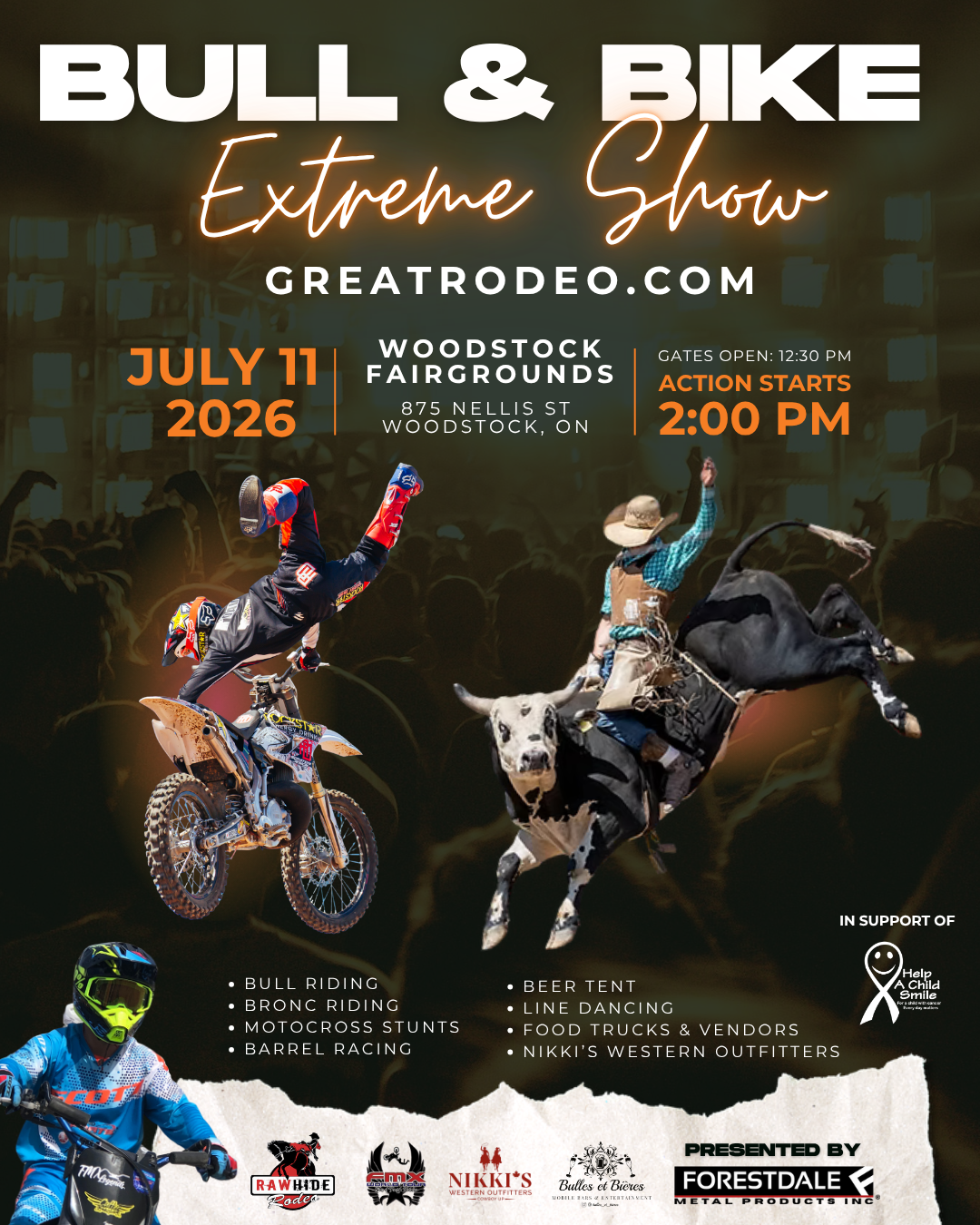 Extreme Show Ride Power Sports Events Woodstock | Camping Calendar Ontario